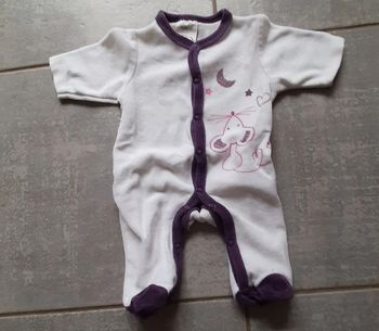 Pyjama fille mots d'enfants 1 mois