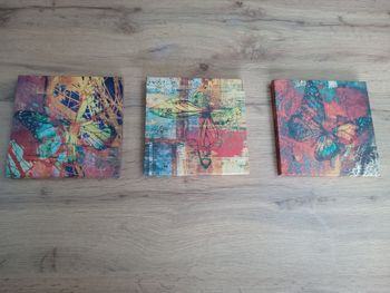 Lot de 3 tableaux 20*20