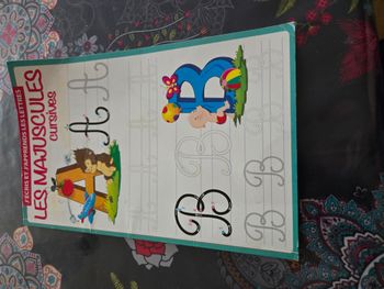 Livre d activités sur les majuscules cursives