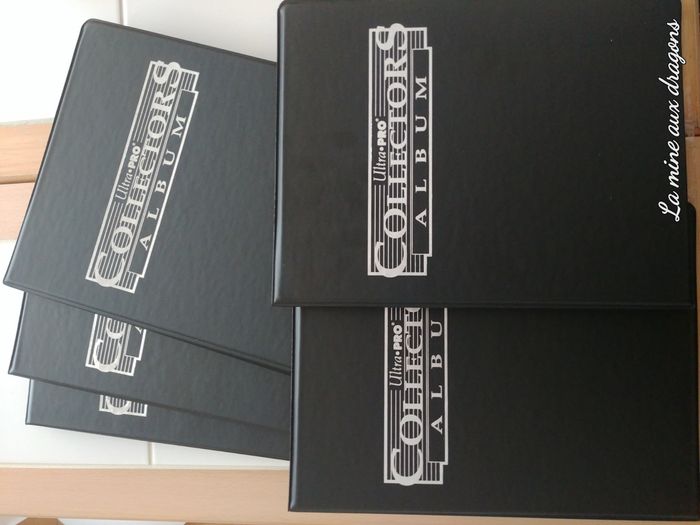 Lot de 5 Ultra Pro portfolio 180 Noir cartes Album Classeur A4 card farde Binder Black