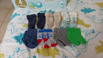 Lot paires chaussettes 15-17