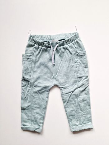 Baby Club - Pantalon - Taille élastiquée - Vert d'eau (18 mois)