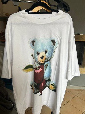 Teeshirt blanc Bershka