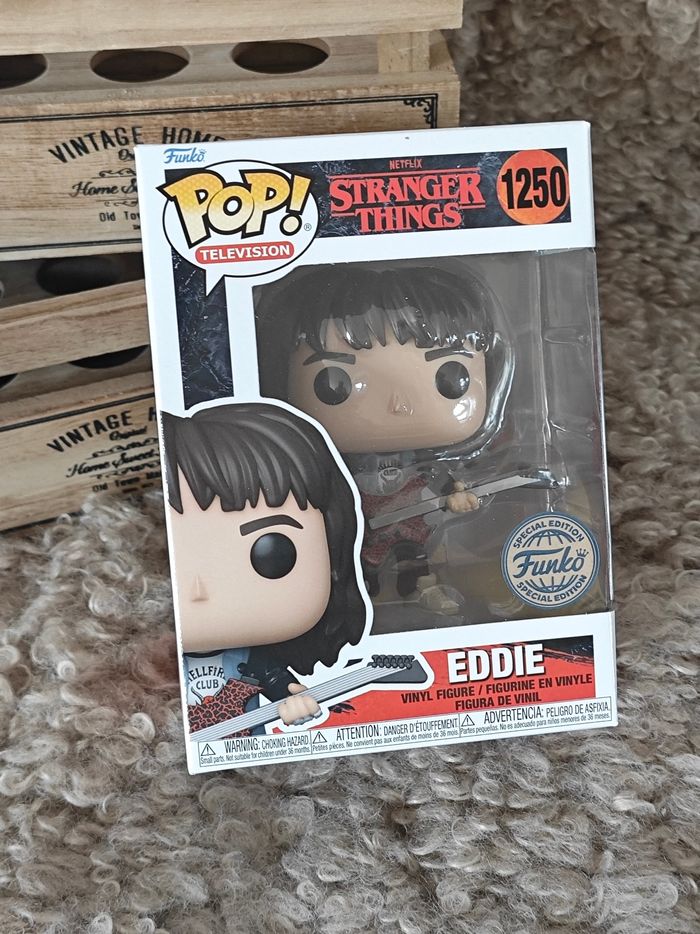 Funko Pop Stranger Things Eddie 1250 Special Edition