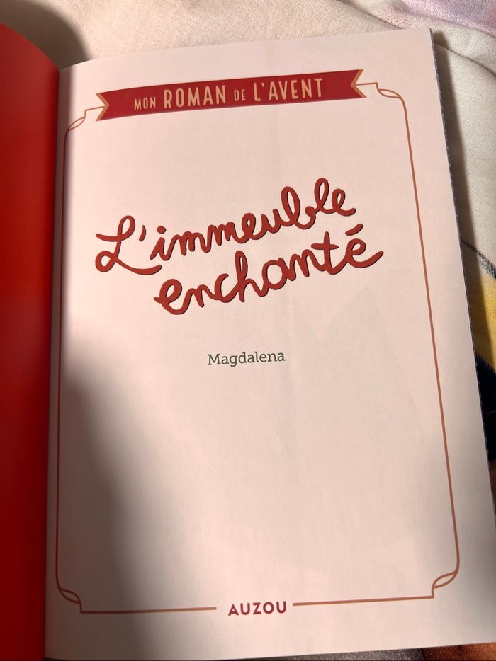 Mon roman de l’avent l’immeuble enchanté Auzou - photo numéro 4