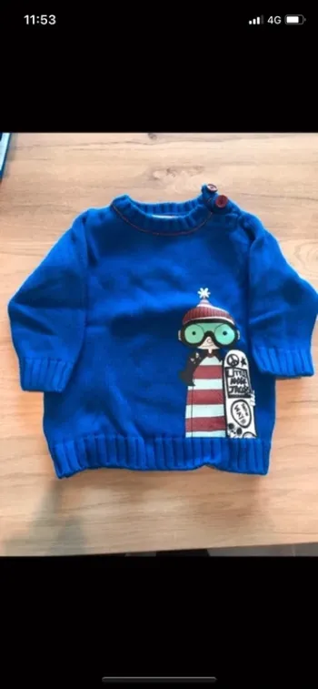 Pull chaud Little Marc Jacobs taille 9 mois