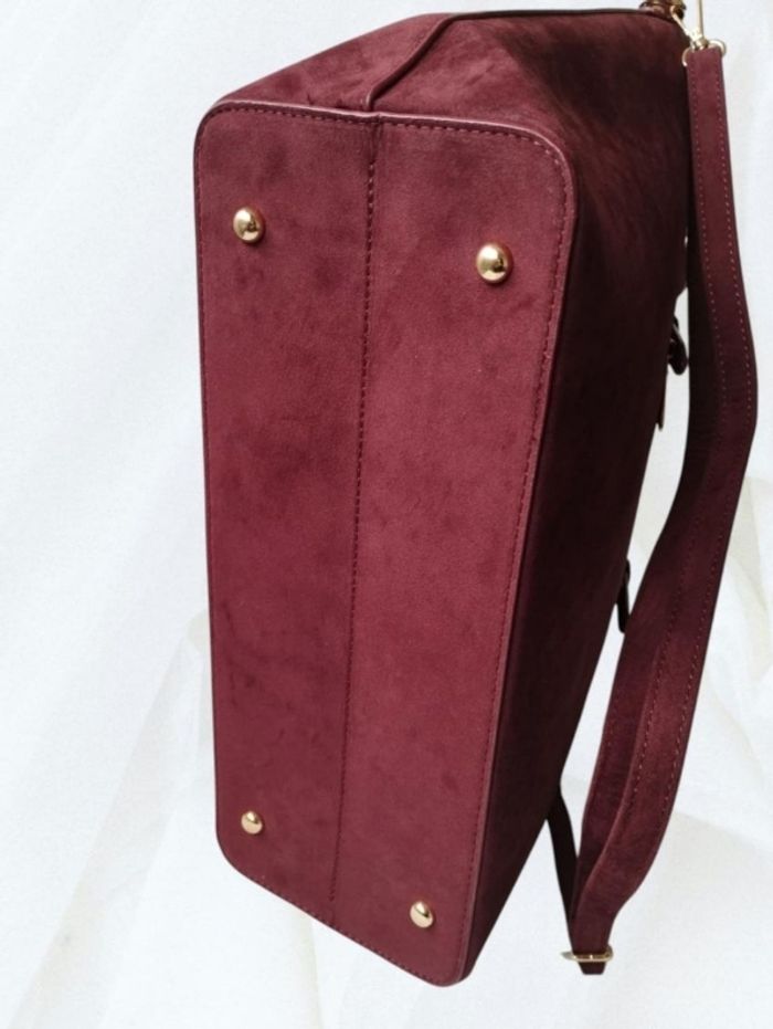 Sac shopping bordeaux - photo numéro 5