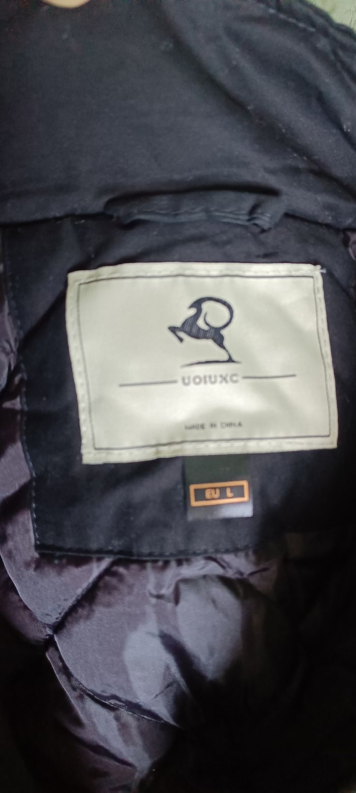 Parka noir avec capuche fourrure - photo numéro 7