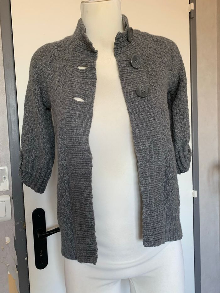 Gilet gris demi manche - photo numéro 6