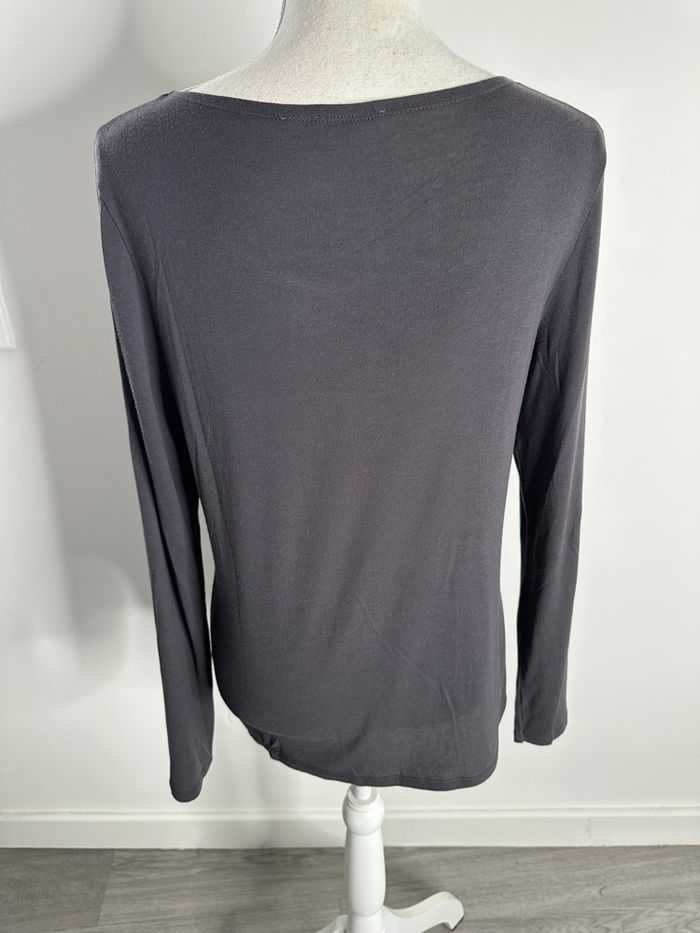 T-shirt à manches longues violet argenté Thermolactyl Damart T46/48 - photo numéro 4