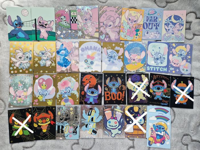 Lot cartes stitch - photo numéro 3