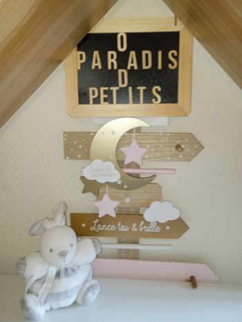 Peluche lapin rayé gris et blanc édition 2016 kaloo