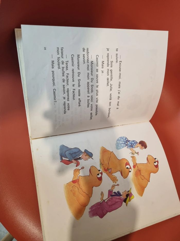 livre les échanges de casimir GP Rouge et or TF abimé - photo numéro 12