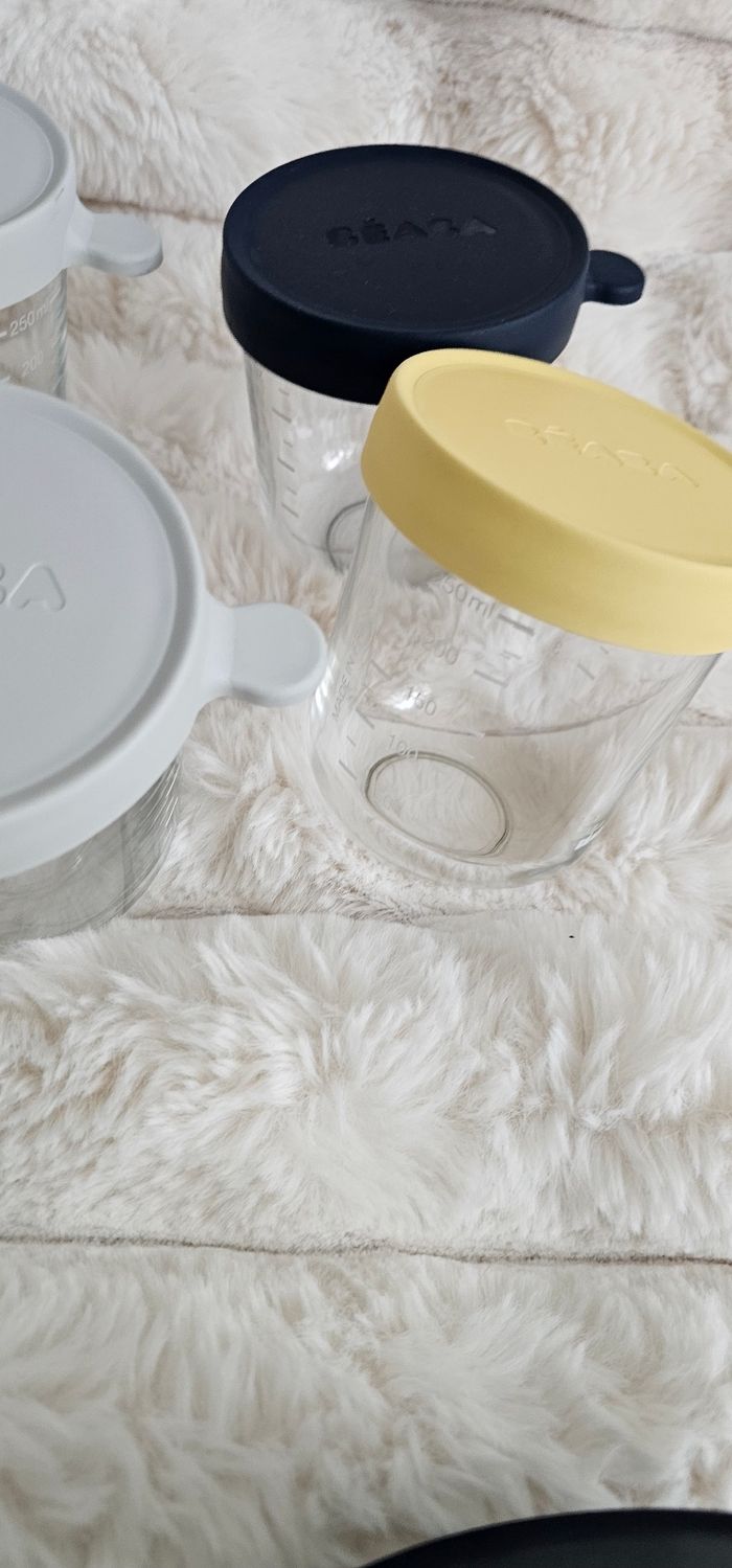 Lot de 8 pots en verres Béaba différents formats - photo numéro 9