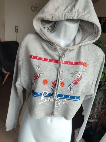 Sweat à capuche court