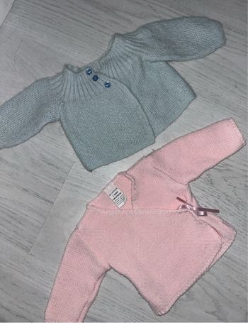 Gilets chaud laine 3 mois