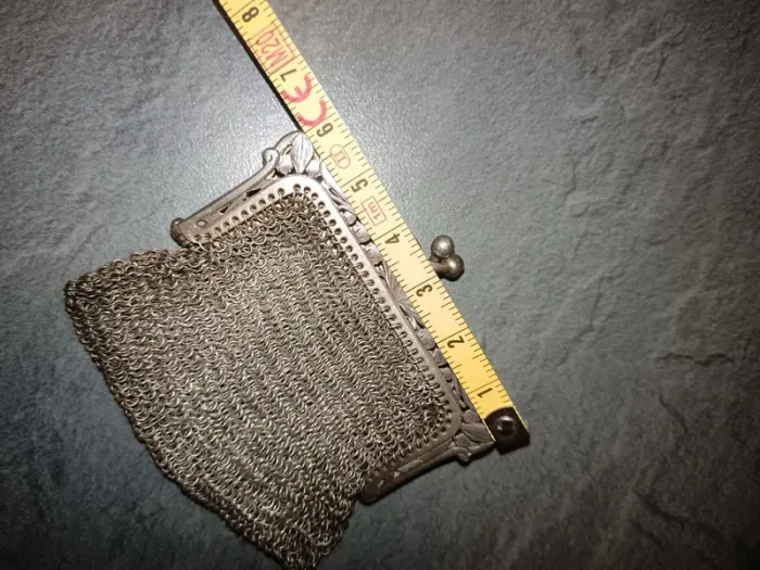 Aumônière en argent poinçon hure de sanglier - photo numéro 8