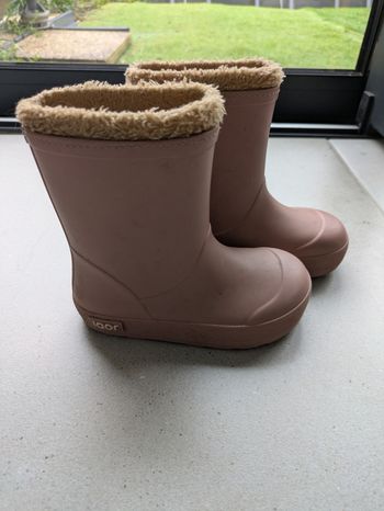 Bottes de pluie fourrée 