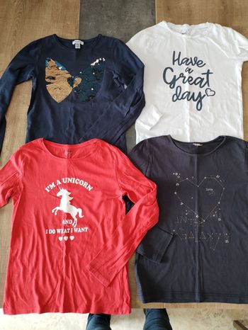 Lot manches longues 10 ans