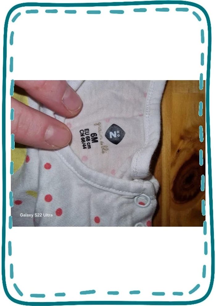 T-shirt 6 mois - photo numéro 2