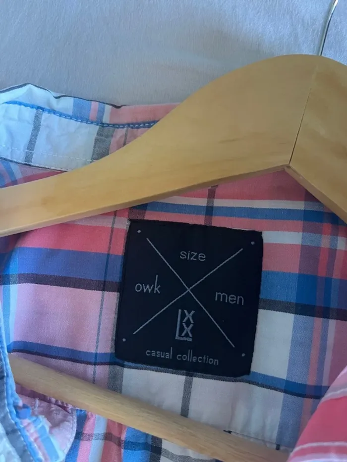 🔹 Chemise à Carreaux Rose, Bleu et Blanc – Kiabi 🔹 - photo numéro 5