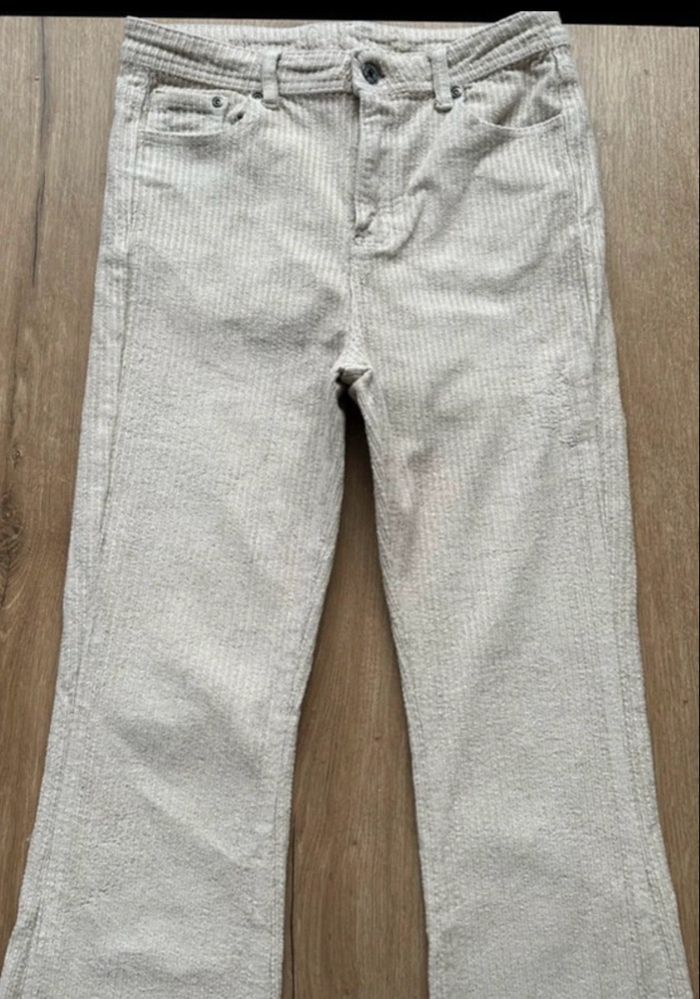 Pantalon velours côtelé neuf beige sable taille 36 Original Pants - photo numéro 7