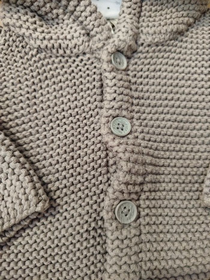 Gilet tricot boutons Orchestra 3 mois - photo numéro 2