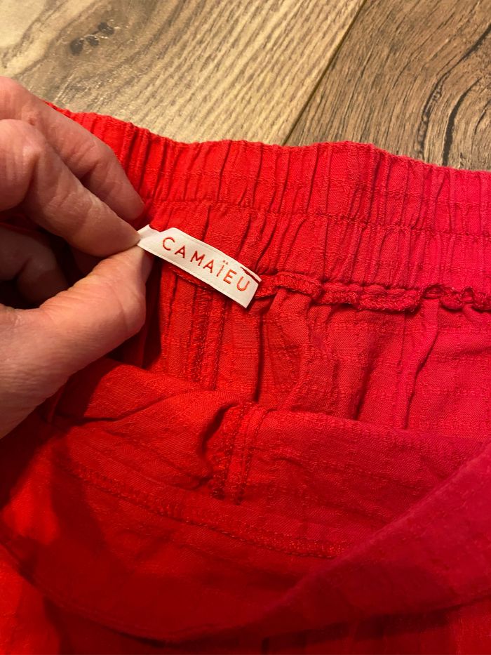 Short rouge Camaïeu taille M, neuf - photo numéro 5