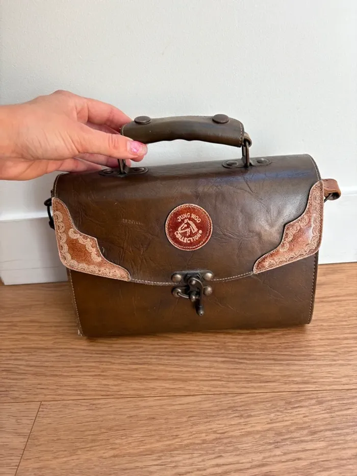 Sac en cuir vintage - photo numéro 2