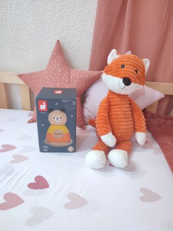 Culbuto Ours - 12 mois et plus - Janod - Jouet en bois - Très bon état