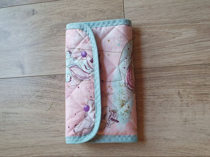 Trousse accessoires pochette barettes licorne - photo numéro 4