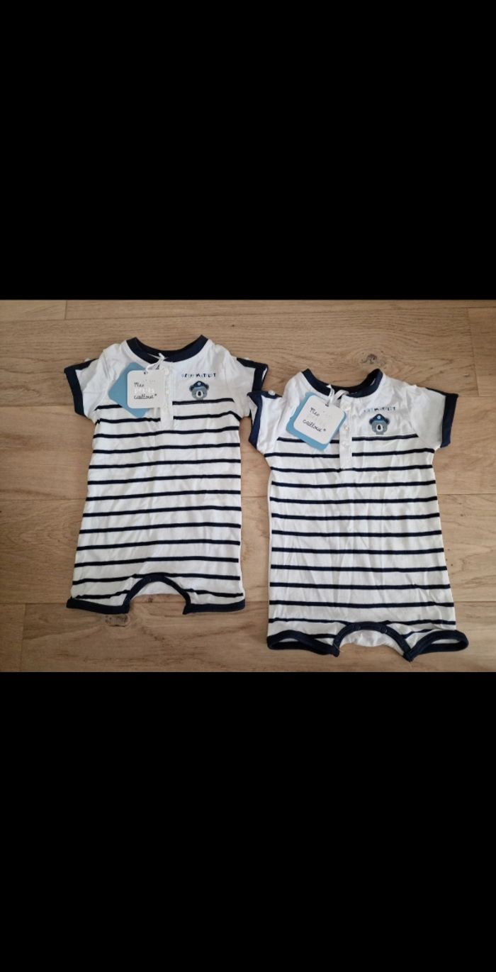 Lot de 2 combinaisons 3 mois - photo numéro 2