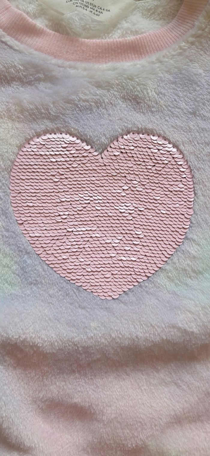 Pull réversible h&m 110/116 cm 4/6 ans  en excellent état - photo numéro 4