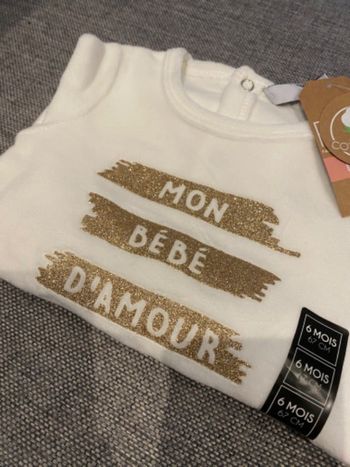 Pyjama mixte 6 mois doux