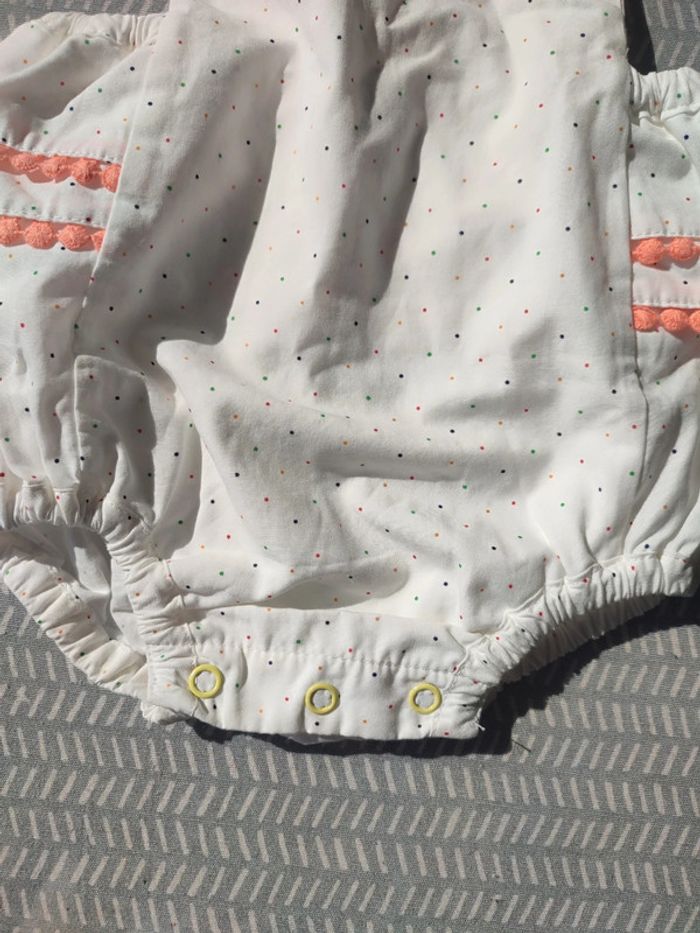 barboteuse pour bébé fille – Taille 6 mois Marque : Manille - photo numéro 2