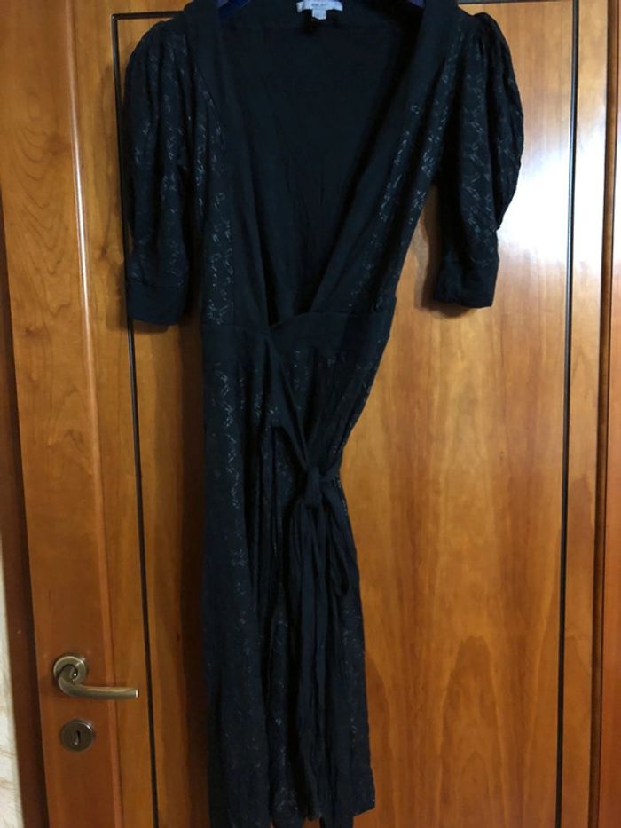 Robe noire cache-cœur 36 Mango - photo numéro 2