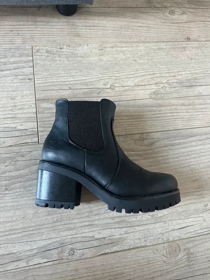 Bottines à talons Dockers noir 37 - photo numéro 2