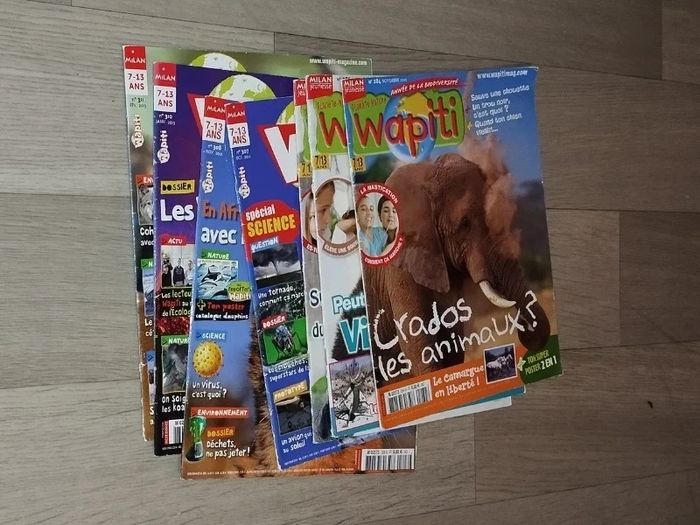 Lot de 7 magazines Wapiti année 2010-11-12-13 L028  7586988326 - photo numéro 3