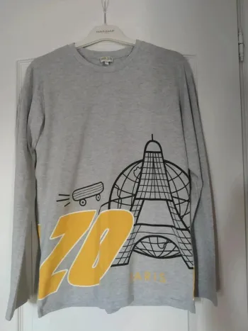 Tee-shirt manches longues garçon 16 ans Kenzo