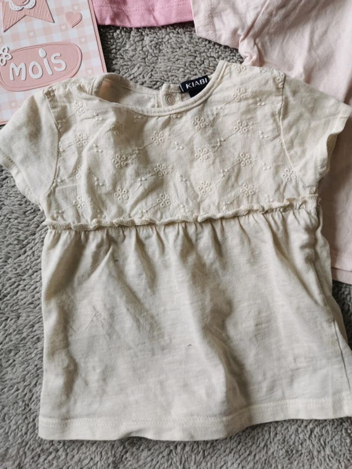 Lot 4 t-shirts manches courtes rose - photo numéro 5