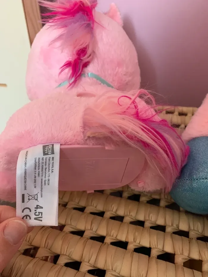 Licorne peluche interactive club petz - photo numéro 2