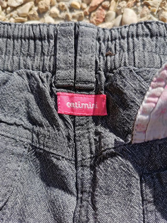 Panatalon gris foncé Catimini 9 mois - photo numéro 5