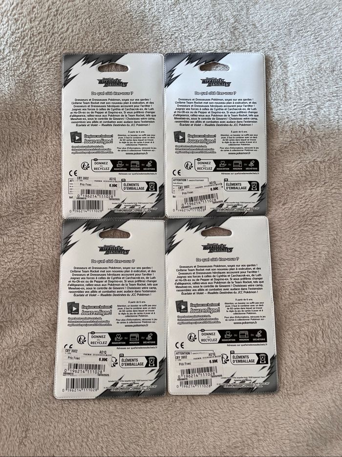 Pokemon Artset Blister Ev10 Rivalités Destinées team rocket - photo numéro 2