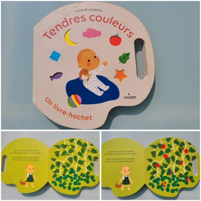 Livre hochet : Tendres couleurs