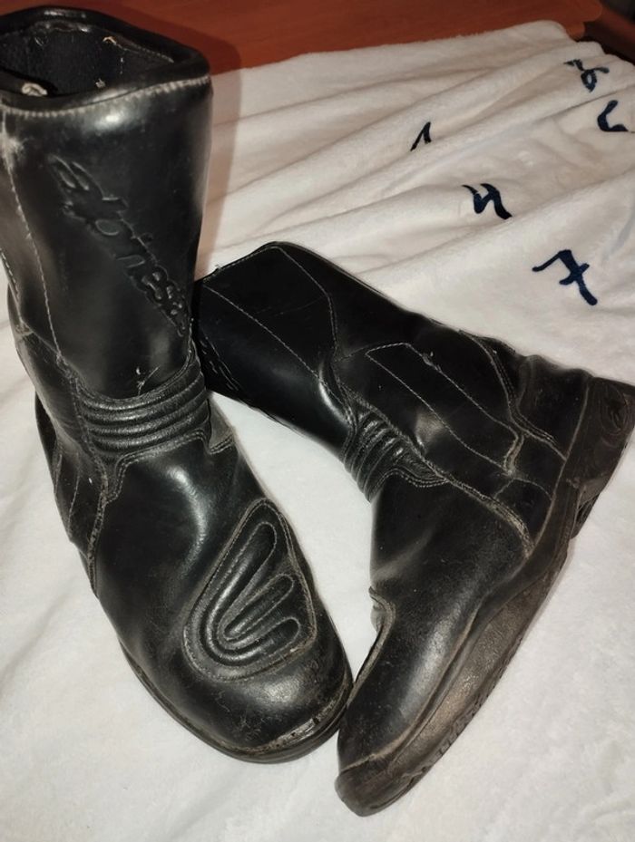 Chaussures moto cuir alpinestars
