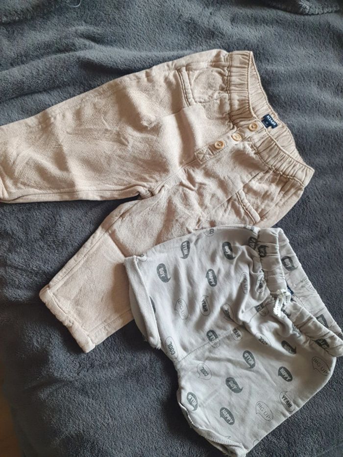 Lot short + jogging kiabi 18 mois