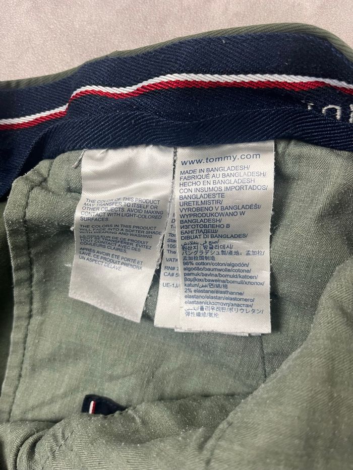 Chino Tommy Hilfiger vert kaki - Taille 40 homme - photo numéro 9