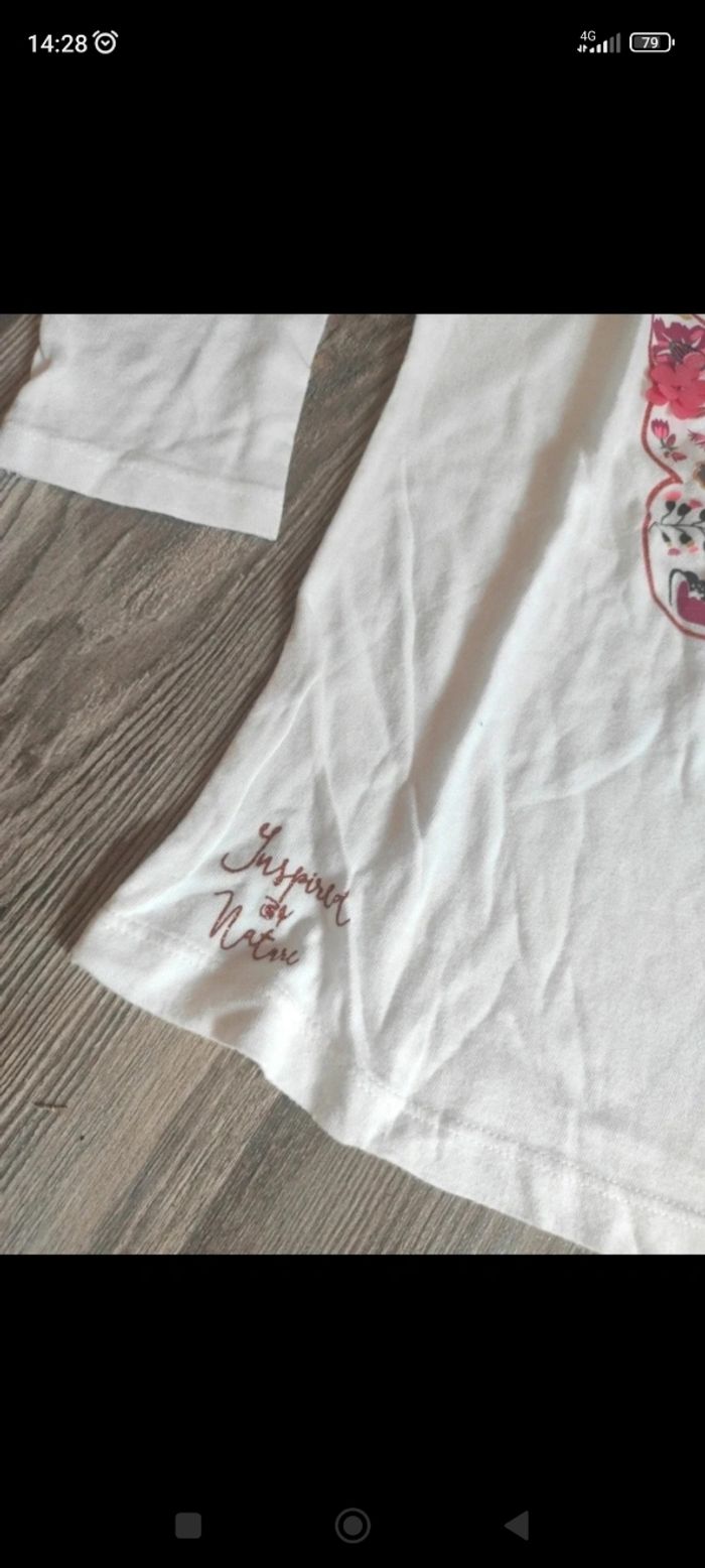 Lot leggingnde sport et t-shirt imprimé papillon fille 5 ans - photo numéro 5