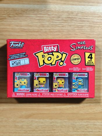 Boîte 4 Bitty Pop! - Maggie / Homer / Barney / Fallout Boy (The Simpsons)