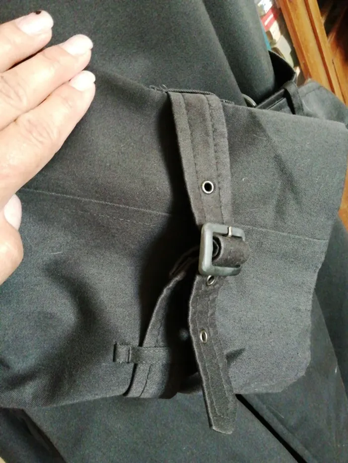Trench imperméable vintage rétro dandy British chic homme marine navy - photo numéro 6